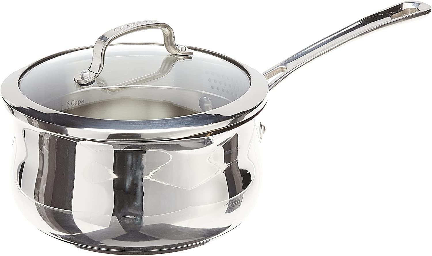 Cuisinart 419-18P 2-Quart Pour Saucepan with Cover Contour Cookware, Stainless Steel - Image 4